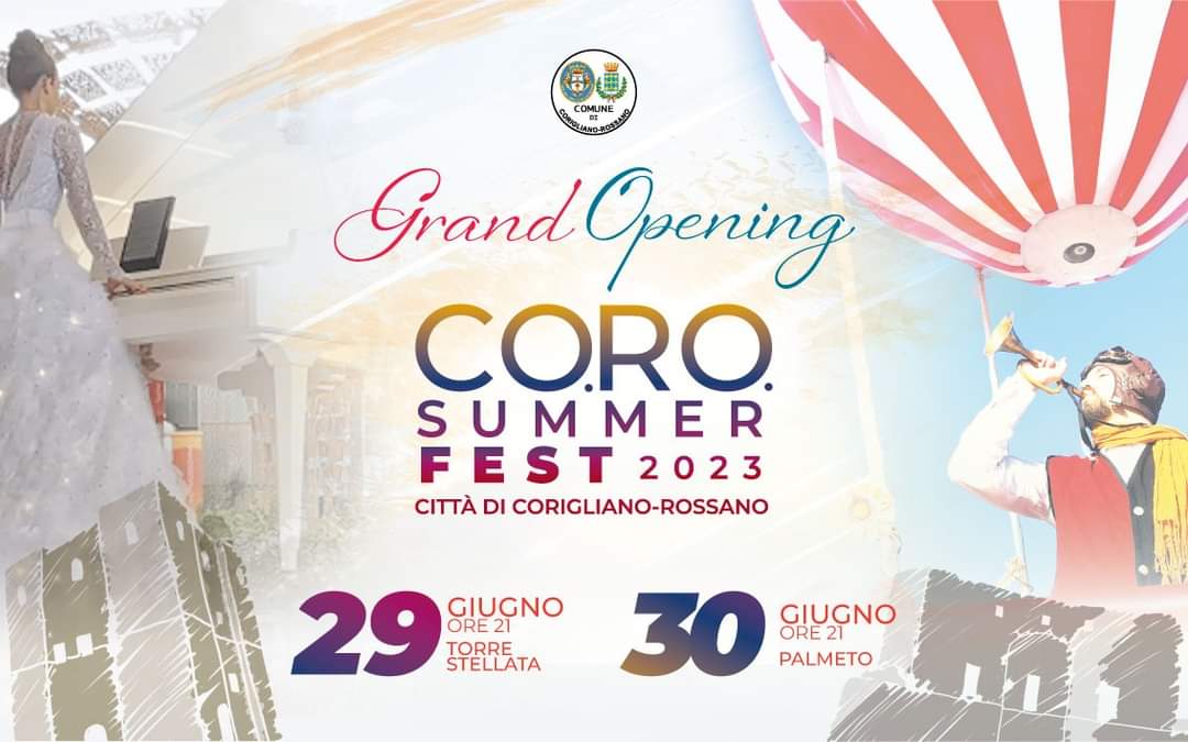 CoRo Summer Fest 2023 - Grand Opening